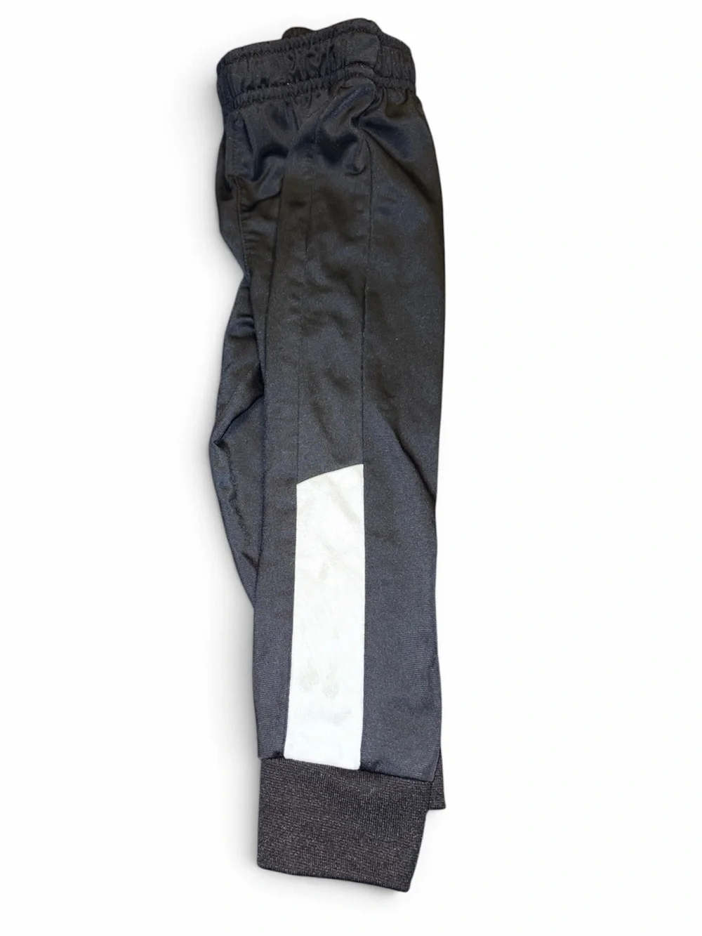 Toddler Nike Black Athletic Jogger Pants with White Side Panels 2T/24 months